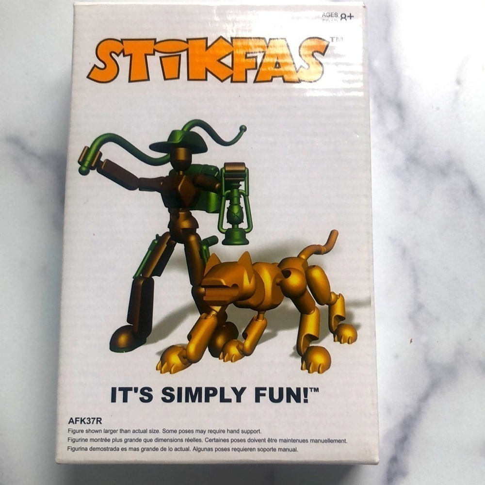 Stikfas Beta Female Safari And Jungle Cat Action Figures Collectible 2005